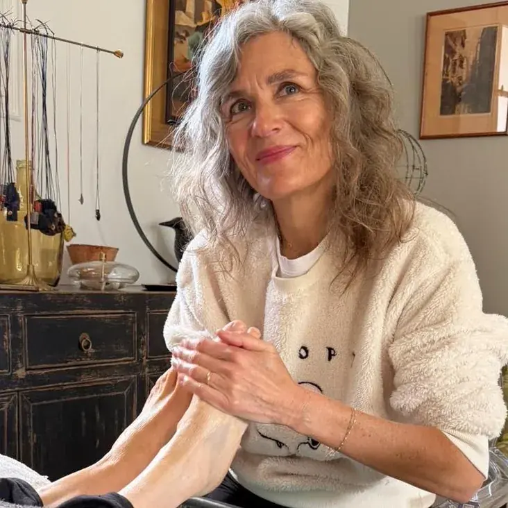 Véronique Lecerf lors d’une retraite bien-être
